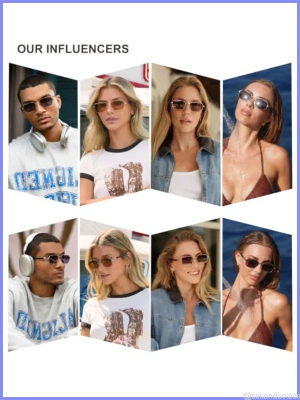 Retro Rectangle Polarized UV400 Sunglasses Full Frame Unisex